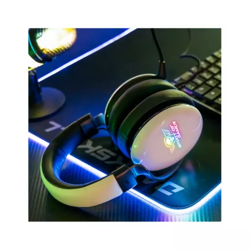 Spirit of Gamer Fejhallgató - H700 White (MultiPlatform, 7.1, mikrofon, hangerőszabályzó, nagy-párnás, fehér)