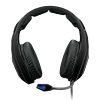 Spirit of Gamer Fejhallgató - ELITE H50 Black (MultiPlatform, RGB, 3.5mm Jack, mikrofon, hangerőszabályzó, nagy-párnás)