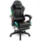 Spirit of Gamer szék - SIRIUS (RGB, állítható dőlés/magasság; kihajtható lábtartó; max.120kg-ig, fekete)