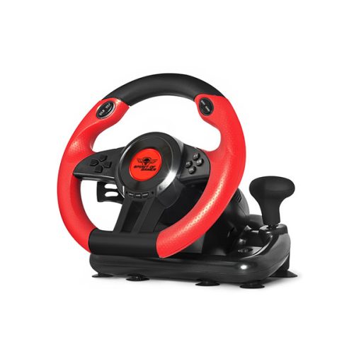 Spirit of Gamer Kormány - RACE WHEEL PRO 1 (kormány+pedálok, PC kompatibilis, fekete/piros)