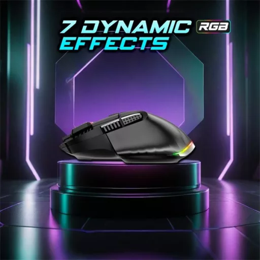 Spirit of Gamer Egér vezeték nélküli - PRO-M5 Wireless (Optikai, 8000DPI, 8 gomb, fekete)