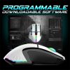 Spirit of Gamer Egér vezeték nélküli - PRO-M5 Arctic Wireless (Optikai, 8000DPI, 8 gomb, fehér)