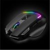 Spirit of Gamer Egér - PRO-M3 RGB (Optikai, 7200DPI, 8 gomb, harisnyázott kábel, fekete) + egérpad