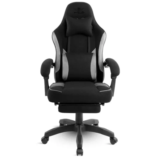 Spirit of Gamer szék - RAVEN (állítható dőlés/magasság; kihajtható lábtartó; max.120kg-ig, fekete)