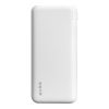 S-Link Powerbank - G205 20000mAh (2xUSB, 18W Gyorstöltés QC3.0, Micro usb, Type-C, led, fehér)