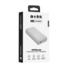 S-Link Powerbank - G205 20000mAh (2xUSB, 18W Gyorstöltés QC3.0, Micro usb, Type-C, led, fehér)