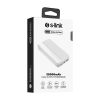 S-Link Powerbank - P201 20000mAh (2xUSB, Micro usb, Type-C, led, fehér)