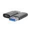 Trust Átalakító - Calyx (szürke, aluminium, USB-A apa / USB-C anya)