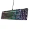 Trust Billentyűzet Gamer - GXT871 Zora (Mechanikus, Huano switch; RGB LED háttérvilágítás; USB; fekete; angol)