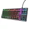 Trust Billentyűzet Gamer - GXT833 Thado TKL (LED háttérvilágítás; USB; fekete; magyar)