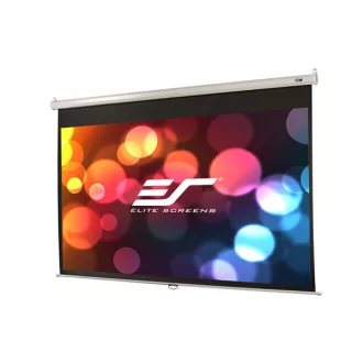   EliteScreens 84" (16:9) manuális fali vászon M84NWH (185 x 104 cm, Fehér váz)
