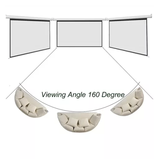 Everest 100" (1:1) mobil háromlábú vászon - TPP-180 (180 x 180 cm, fehér váz)