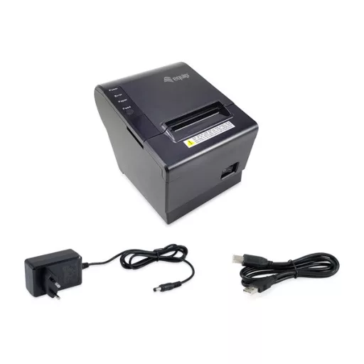 Equip Thermo blokknyomtató - 351001 (58mm, hőpapíros, auto-cutter, USB/Ethernet/pénztárfiók csatlakozó, fekete)