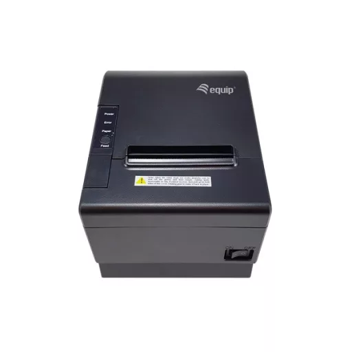 Equip Thermo blokknyomtató - 351004 (80mm, hőpapíros, auto-cutter, USB/Bluetooth/Wifi/pénztárfiók csatlakozó, fekete)