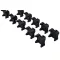Trak Racer Szimulátor kiegészítő - Set of 10 Cable Management Clips with 10 Cable Ties