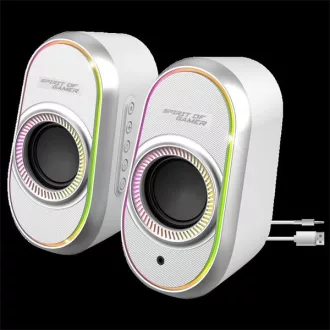   Spirit of Gamer Hangszóró 2.0 - Fanatic 500 Arctic (PC/Mac, Bluetooth/3,5mm Jack, fehér)