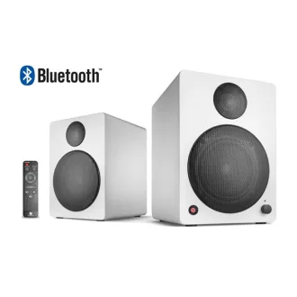   WaveMaster Hangszóró 2.0 - CUBE NEO White (50W RMS, Bluetooth, 3,5mm jack, RCA, Toslink, Távírányító, Fehér)