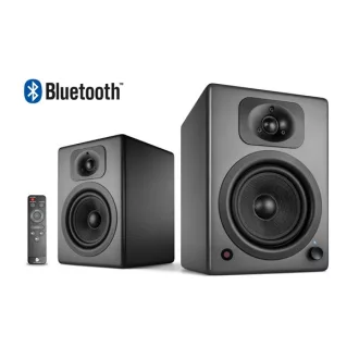   WaveMaster Hangszóró 2.0 - TWO NEO Gray (60W RMS, Bluetooth, 3,5mm jack, RCA, Toslink, USB-Audio, Távírányító, Szürke)