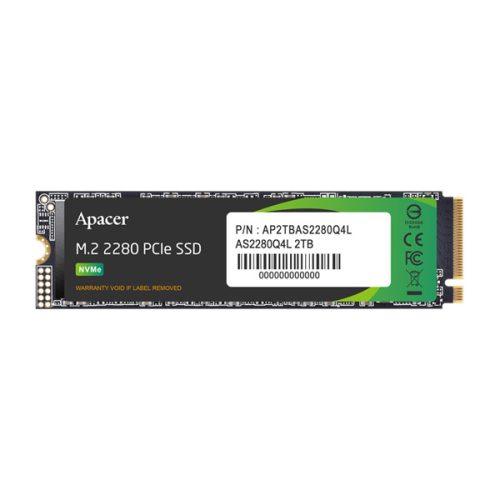 Apacer SSD AS2280Q4L Series - 512GB AP512GAS2280Q4L-1 (PCIe Gen4 x4, Olvasás: 550 MB/s, Írás: 520 MB/s)