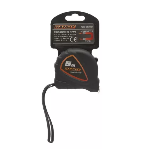 Handy Mérőszalag - 10157 (5m, övcsipesz, csuklópánt)