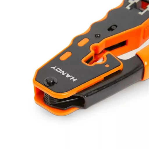 Handy Krimpelő-, blankoló-, vágófogó - átmenő csatlakozókhoz - 10181 (8P)