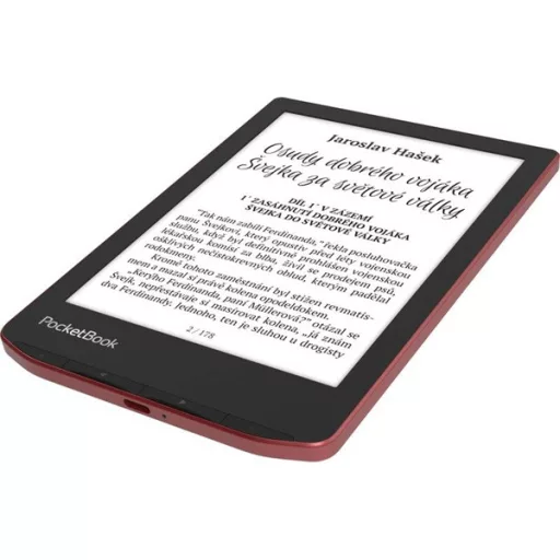 POCKETBOOK e-Reader - PB634 VERSE PRO Passion Red (6"E Ink Carta, Cpu: 1GHz,512MB,16GB,1500mAh, wifi,mSD, IPX8)