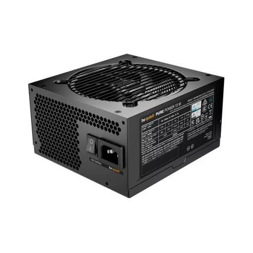 Be Quiet! Tápegység 550W - PURE POWER 13 M (80+ Gold, ATX3.1, PCIe5.1, moduláris, fekete)