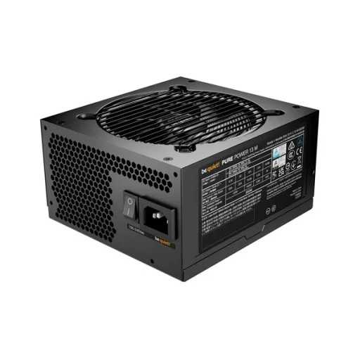 Be Quiet! Tápegység 850W - PURE POWER 13 M (80+ Gold, ATX3.1, PCIe5.1, moduláris, fekete)