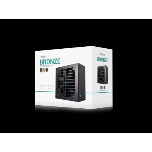 DeepCool Tápegység 650W - Gamerstorm PF650X (80 Plus Bronze, Aktív PFC, 12cm)