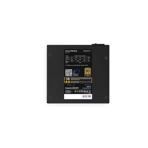 Endorfy Tápegység - Supremo FM6 Gold 850 W (80+ Gold, ATX 3.1, 12cm, fekete)