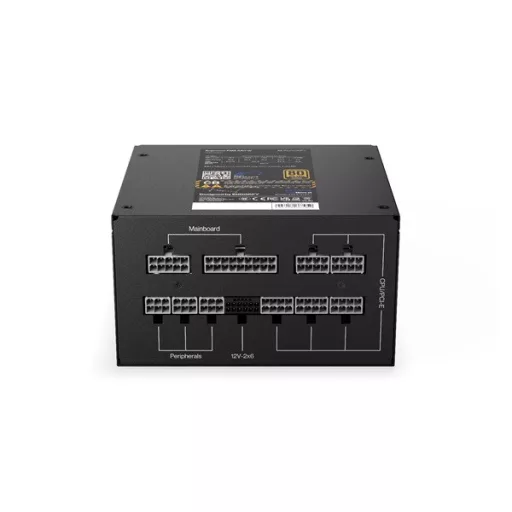 Endorfy Tápegység - Supremo FM6 Gold 850 W (80+ Gold, ATX 3.1, 12cm, fekete)