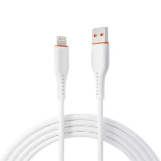   S-Link kábel - SL-X207E (2A, 12W, Gyorstöltés, Lightning, adat+töltőkábel, fehér)
