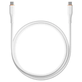   S-Link kábel - SW-C135 (3A, 60W, Gyorstöltés, Type-C to Type-C, adat+töltőkábel, 2m, fehér)