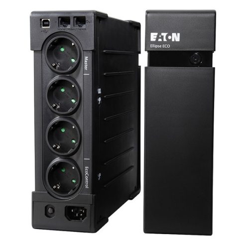 EATON szünetmentes 650VA - EL650USBDIN (4 Schuko kimenet, Standby, USB, rack/torony)