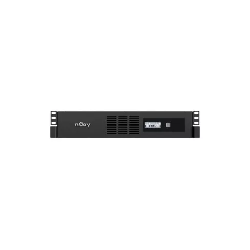 NJOY Szünetmentes 2000VA - Code 2000 (8 IEC C13, line-interaktív, USB menedzsment, szoftver, LCD kijelző, 2U rack)
