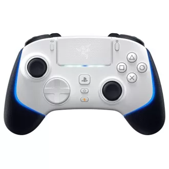   Razer Gamepad - Wolverine V2 Pro White (Vezeték nélküli, PC/PS5, fehér/kék)
