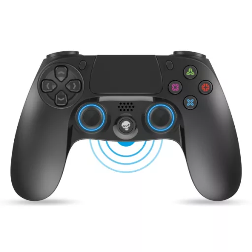 Spirit of Gamer Gamepad Vezeték Nélküli - XGP Bluetooth PS4 (USB, Vibration, PS4 kompatibilis, fekete-kék)