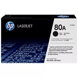 HP CF280A Toner Black 2.560 oldal kapacitás No.80A – Tonerklinika Debrecen