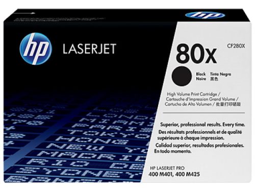 HP CF280X Toner Black 6.900 oldal kapacitás No.80X