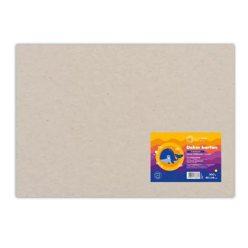 Dekor karton 2 oldalas 50x70 cm, 200g 25ív/csomag, Bluering® sárga – Tonerklinika Debrecen