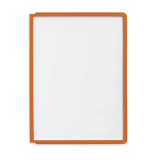 Bemutatótábla panel, A4, 5 db/csomag, Durable Sherpa narancs – Tonerklinika Debrecen