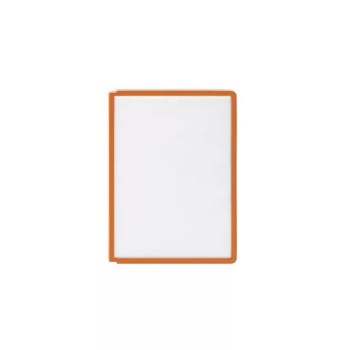 Bemutatótábla panel, A4, 5 db/csomag, Durable Sherpa narancs – Tonerklinika Debrecen