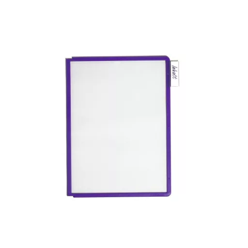 Bemutatótábla panel, A4, 5 db/csomag, Durable Sherpa lila – Tonerklinika Debrecen