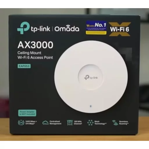 TP-LINK ACCESS POINT EAP653 AX3000 Ceiling M DualBand WiFi6