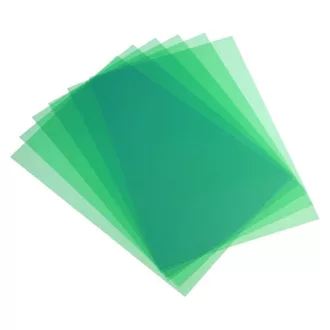 Előlap, A4, 200 micron 100 db/csomag, Bluering® áttetsző zöld – Tonerklinika Debrecen