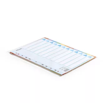 Elválasztólap, színes karton 12 részes Esselte – Tonerklinika Debrecen