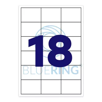 Etikett címke, 63,5x46,6mm, 100 lap, 18 címke/lap – Tonerklinika Debrecen