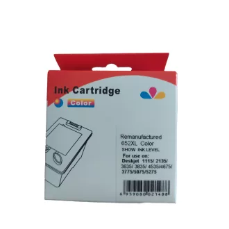 Utángyártott HP F6V24AE Tintapatron Color No.652 /FU/ WHITE BOX – Tonerklinika Debrecen