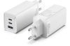 Vention USB-C+C+A (65W/30W/30W,  3-portos, fehér), töltő