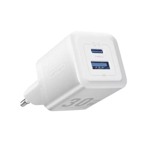 Vention USB-A+A (2port,30W/30W,autós), töltő